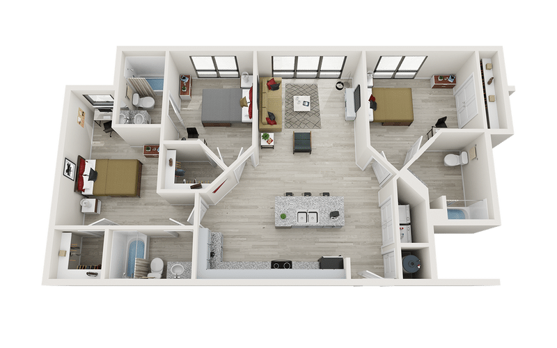 3x3 the nest at university center apartments in rock hill south carolina sc near winthrop university